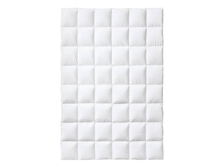 Daunenbettdecke Sleepwell 6x8 135 x 200cm Weiß Baumwollstoff