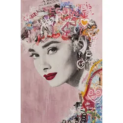 Keilrahmenbild PRETTY IN PINK (BH 80x120 cm) - pink - BH 80x120 cm