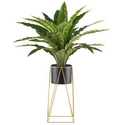 Kunstpflanze CREATIV GREEN "Farn", grün, H:105cm, Kunststoff, Kunstpflanzen, Kunstpflanze, mit Metallrack
