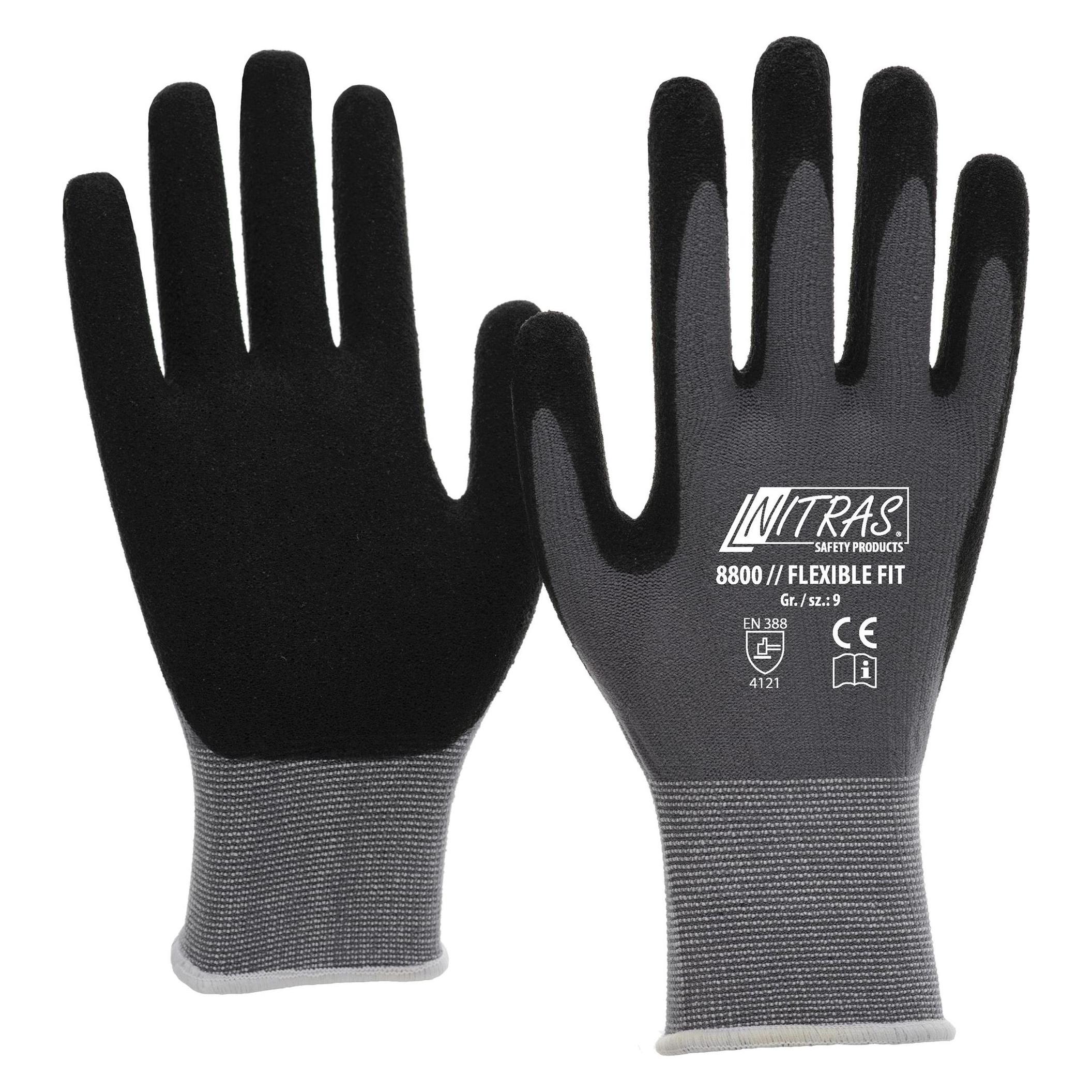 Nitras Montagehandschuh Flexible Fit Gr. 9 (9) (8800-9)