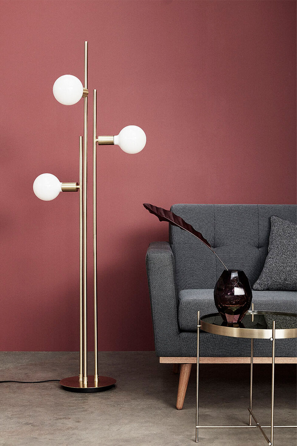 Hübsch Balance Golvlampa