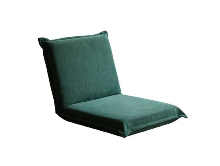 Xumh2024-3 Sitzsack Klappbares Lazy-Sofa for Erkerfenster, einzelner Tatami-Bodensitz mit Rückenlehne(Green,Groß)