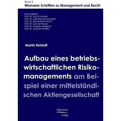 Aufbau eines betriebswirtschaftlichen Risikomanagements am Beispiel einer mittelständischen Aktiengesellschaft, Taschenbuch von Martin Retzlaff, EHV