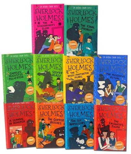 Sweet Cherry Publishing The Sherlock Holmes Children's Collection: Mystery, Mischief and Mayhem 10 Books Box Set (Series 2)