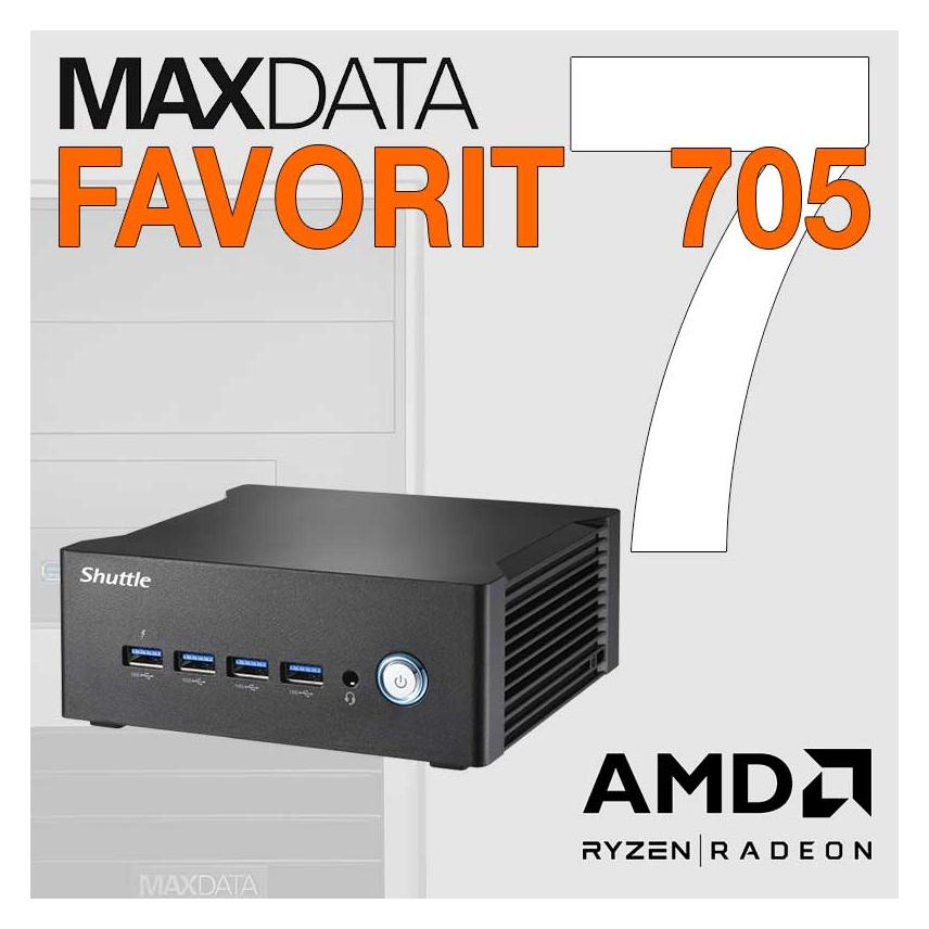 Maxdata Favorit 705 S25 R7-8845HS 32G 1T W/B noOS (1000 GB, 32 GB) (MD101094)