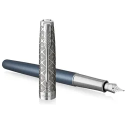 Parker, Schreibstifte, Füller Sonnet Premium Metal & C.C. 18K sw F (1x)