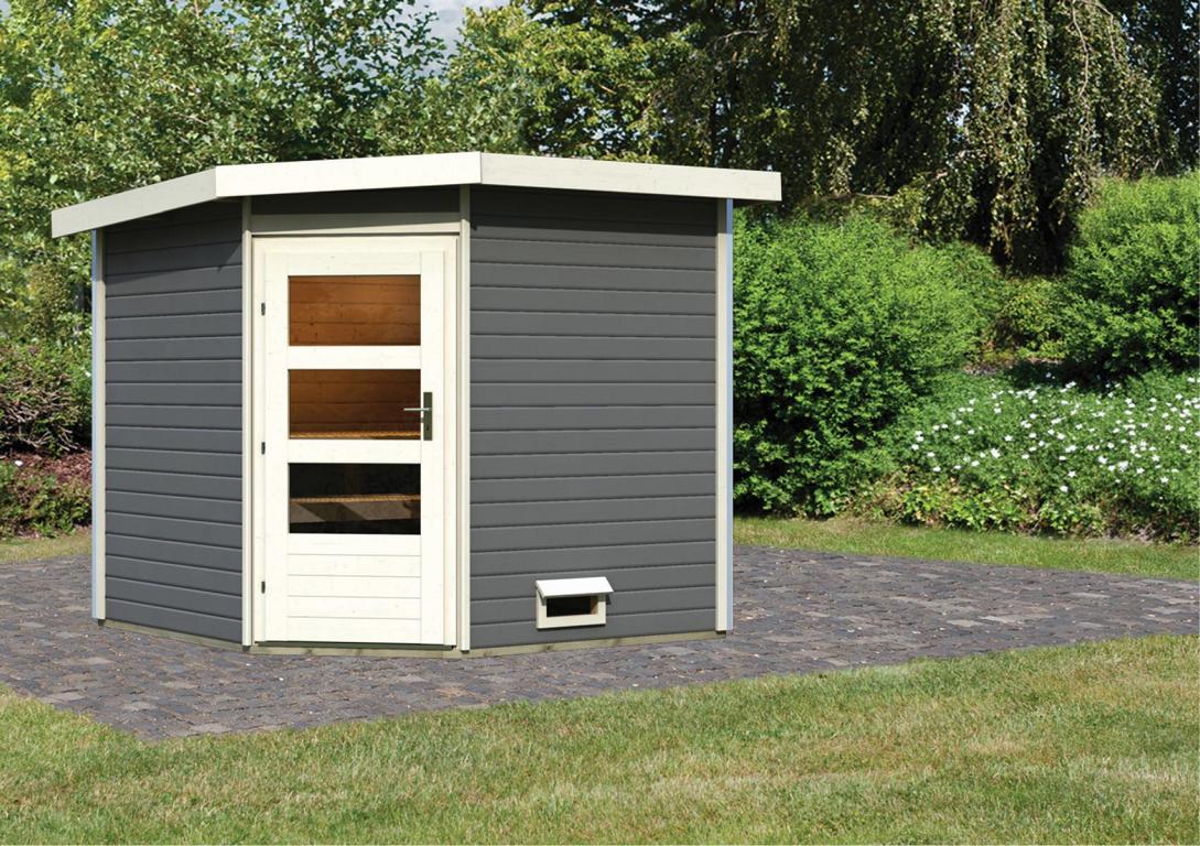 KARIBUHOLZT SH Heikki, ohne Zubehör moderne Tür, terragrau 16913575