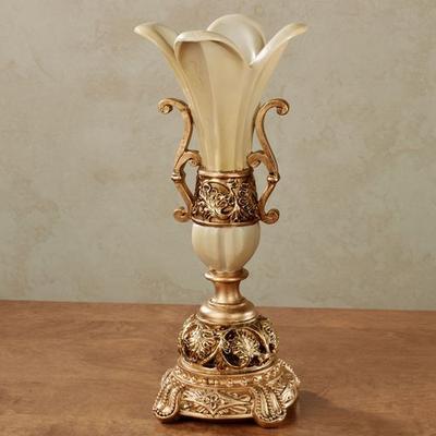 Touch of Class Chalmette Table Vase Gold/Ivory , Gold/Ivory