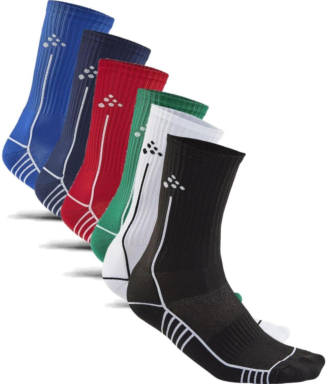 Craft 1907983 Progress Mid Sock Unisex White 28/30