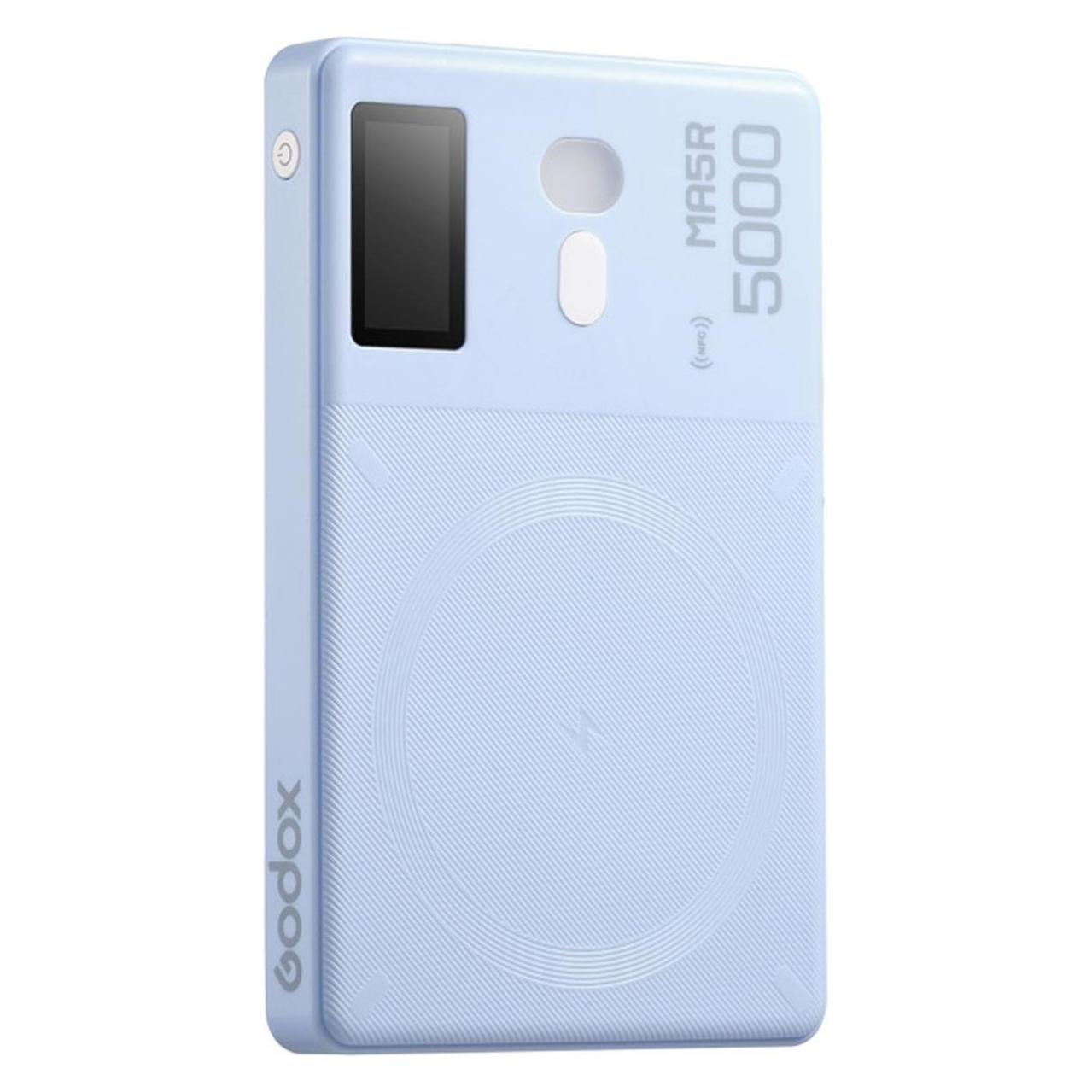 Godox MA5R Mobile Power Bank&RGB LED Light Blauw (Videoleuchte) (D293501)