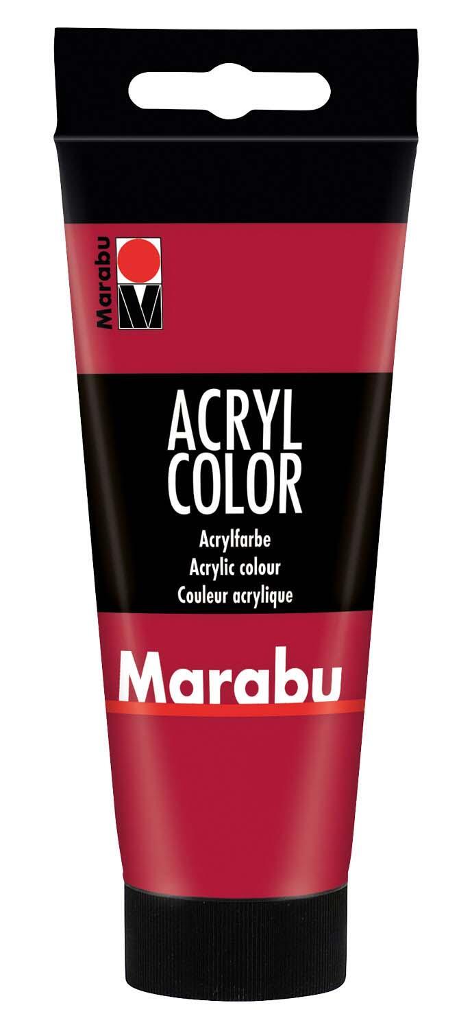Marabu Acrylfarbe, kaminrot, 100,0 ml 12010050032