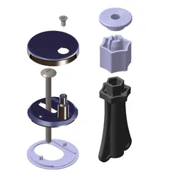 LAUFEN Befestigung WC-Sitz, Pro/Moderna/Liberty, H8989520000001 H8989520000001