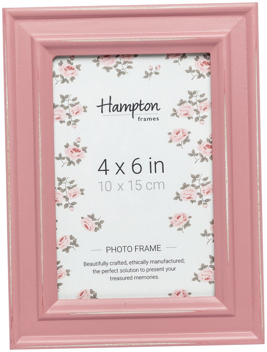 Fotolijst Paloma Houten Fotolijst Roze Used Look 10x15 cm