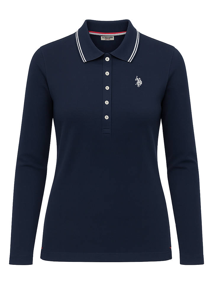 U.S. Polo Assn. Poloshirt in Dunkelblau - S