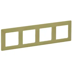 Legrand 754084 Valena Life 4-Fach Rahmen Limone