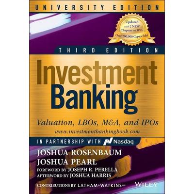Investment Banking, Taschenbuch von Joshua Rosenbaum,Joshua Pearl, John Wiley & Sons, 978-1-119-82337-7