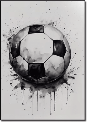 Inspire Picks Personalized Football Player Poster Custom Football Wall Art For Boys & Sports Fans dd063 03 30x40cm