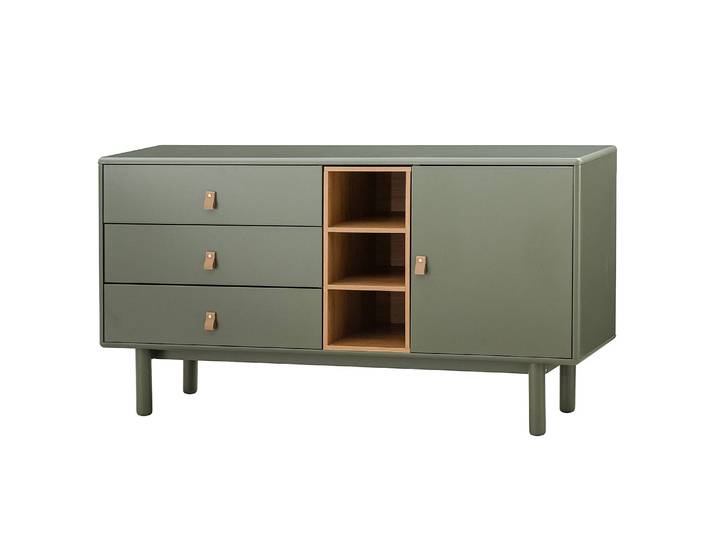 Enfilade 140 cm 140 x 75 x 40cm Vert/Vert olive