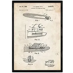 POSTER Surf Kiel Patent A3 Rahmenlos