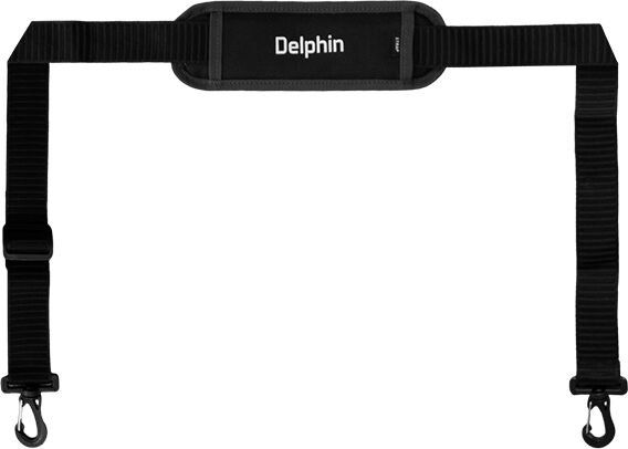 Sangle épaule Delphin STRAP Black, Silver, Gray