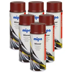 MIPA Winner Rostschutz Haftgrund Grundierspray rotbraun 6x400ml