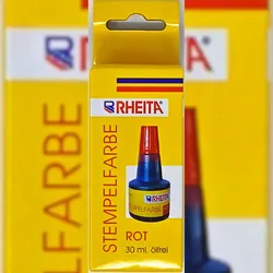 Rheita stempelfarbe, rot, 30ml