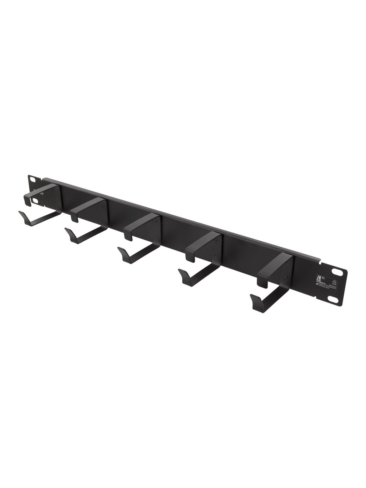 Deltaco 19" 1U Metal Cable Management
