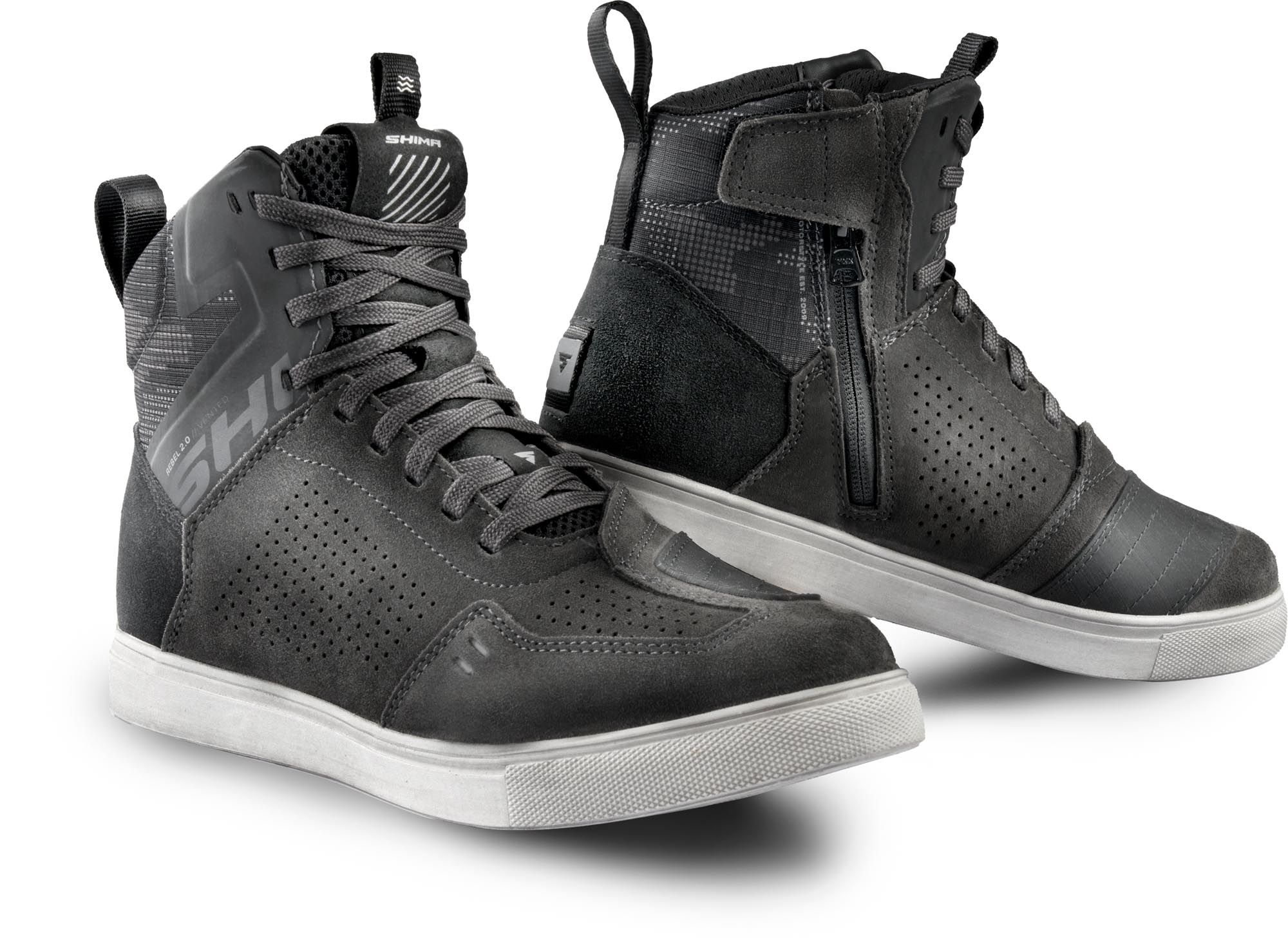 SHIMA Rebel 2.0 Vented Damen Motorrad Stiefel REBEL 2.0 VENT LADY GREY 41