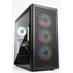 Cooler Master ELITE 502 4 FANS ARGB (ATX, ITX, mATX), PC Gehäuse, Schwarz