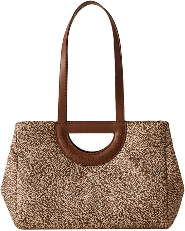 BORBONESE BORSA BOUCHE MEDIUM donna beige 91010044I15994 TU