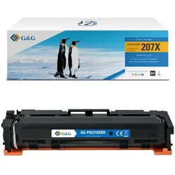 G&G, Toner, Schwarzer Toner, kompatibel mit HP W2210X (BK)