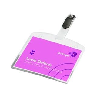 AVERY Zweckform Namensschilder mit Clip 9,0 x 6,0 cm, 1 Set