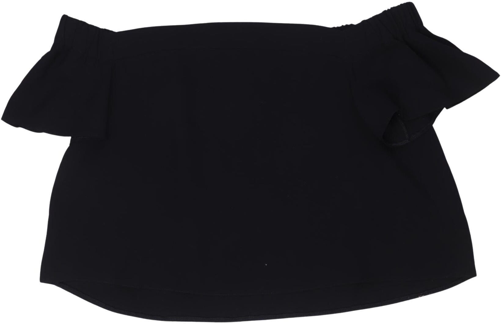 Topshop Petite Damen Top, Schwarz, Gr. EU 42, Synthetik - Second Hand
