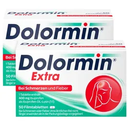 Dolormin Extra 400 mg Doppelpack 2X50 St