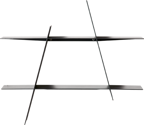 Andersen Furniture A-Shelf Hylde Sort Stål - Medium L52 Cm