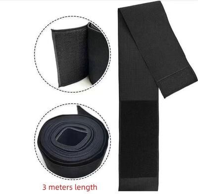 Uplift Essentials Waist And Abdominal Wrap Band For Fitness And Yoga Training 3 Meters Length