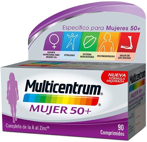 Multicentrum Para Mujer 50+ 90Ud