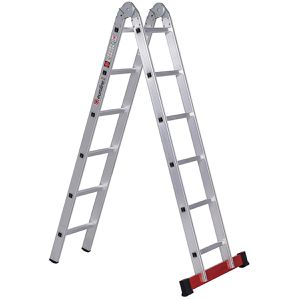Euroline Gelenkleiter Nr. 317, 3170106, Länge 3,50m, mit 2 x 6 Sprossen