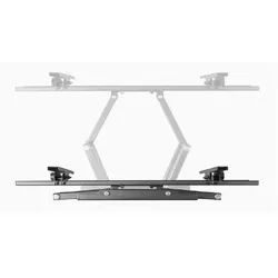 Gembird Uchwyt ścienny na telewizor - obrót i pochylenie 37-70inch do 35 kg (Wand, 35 kg, 37" - 70"), TV Wandhalterung, Schwarz