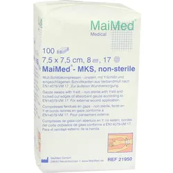 Schlitzkompressen 7.5x7.5 8-Fach Unsteril 100 ST