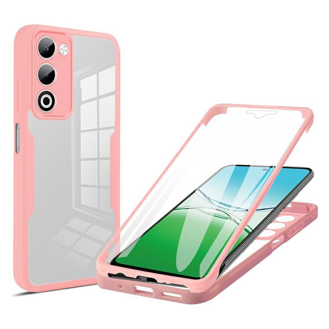 Techsuit - ColorVerse 360 Series + Screen Protector - Oppo A5 4G - Pink (Oppo Reno 5 4G, Oppo Reno 5Z 5G) (62577903)