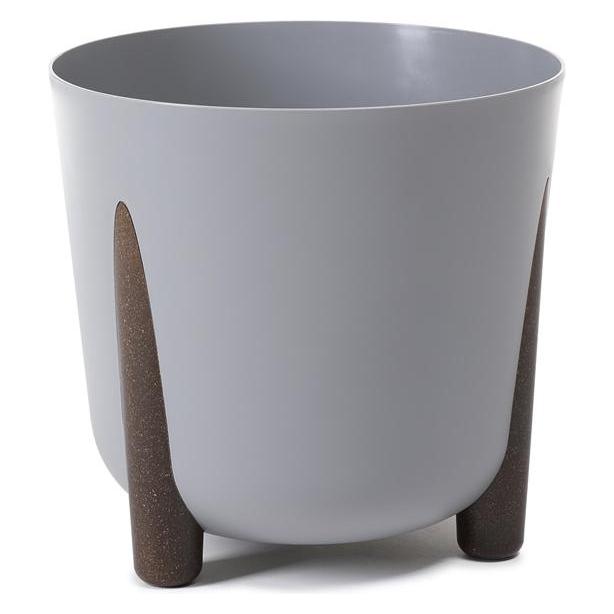 Lamela Flowerpot Frida 229-27, plastic, Ø 30 cm, grey (30 x 29 cm) (229-27)
