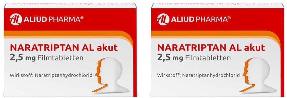 AL Aliud Pharma Naratriptan AL akut 2,5 mg Filmtabletten bei Migräne