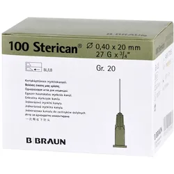 Sterican Kanülen Luer-lok 0,40x20 mm Gr. 100 St