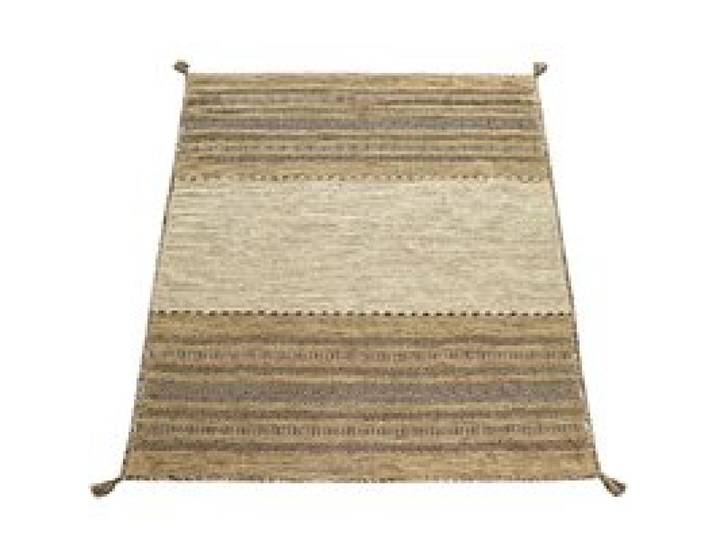 Tapis tissé main Kilian beige 60x110 cm