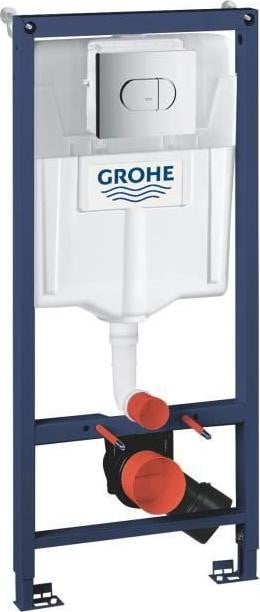 GROHE Solido inbouwtoiletset 3-in-1 met geïntegreerd bedieningspaneel en spoelreservoir van 6-9 liter