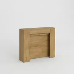 Itamoby Ausziehbare Konsole 90x25/211 cm Kiba Eiche Natur