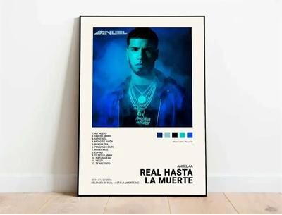 Uplift Picks Latin Rap Music Poster Canvas Album Cover Aesthetic Wall Art Print 24 50x70 Cm no Frame