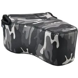 JJC OC MC1GR Neopren Kameraabdeckung Camouflage Grau