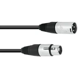 SOMMER CABLE XLR Kabel 3pol 3m sw Neutrik
